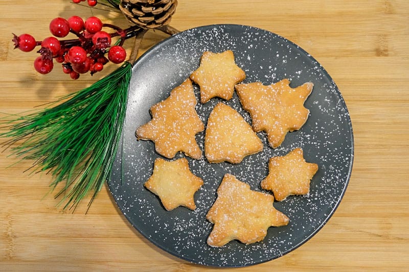 biscoitos de requeijão e limão