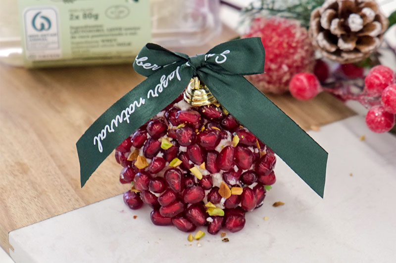 Ornamento de natal de requeijão