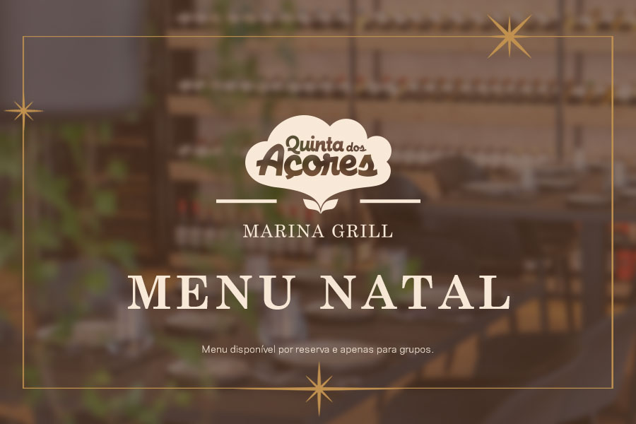 Menu de Natal para grupos no Marina Grill